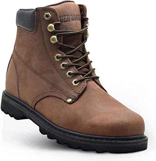 EVER BOOTS "Tank" Men's Soft Toe Full Grain Leather Work Boots