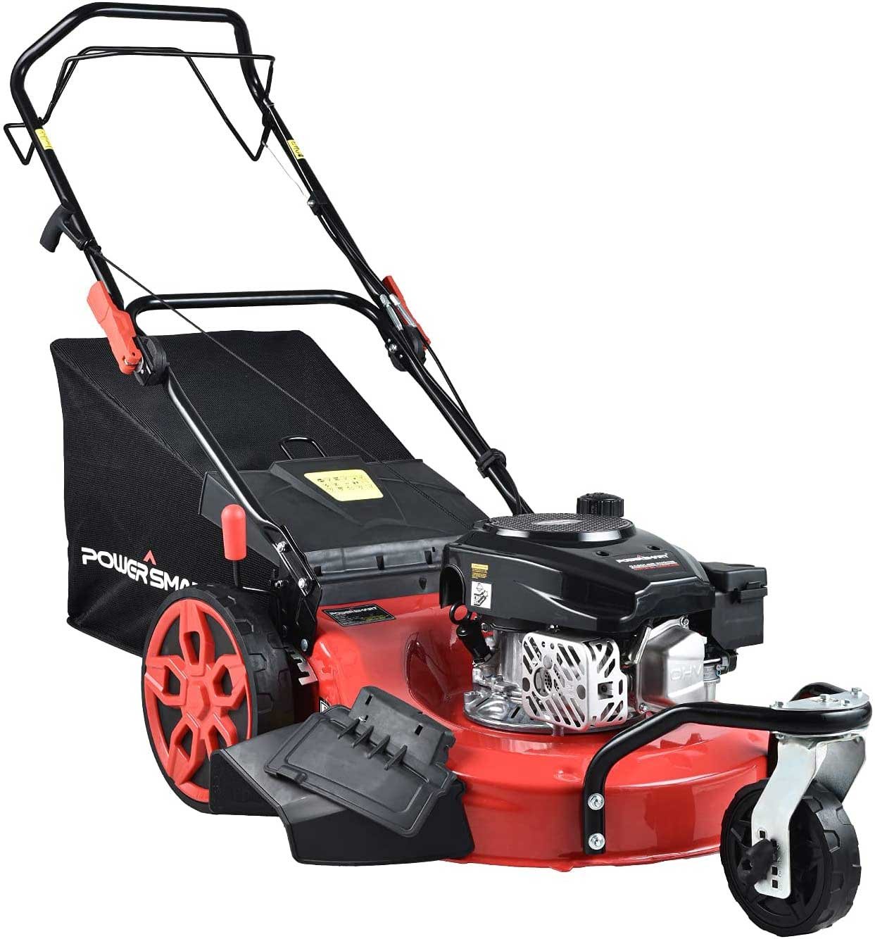 PowerSmart Lawn Mower, 20-inch & 170CC, Gas Powered Lawn Mower